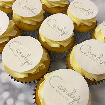 Branded/Logo Cupcakes | Candy's Cupcakes