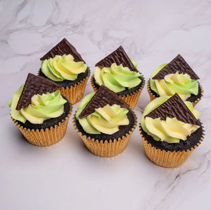 Minty After Eight Cupcakes