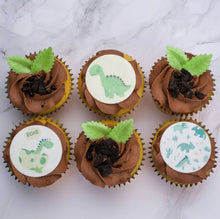 Load image into Gallery viewer, Big Green Dino Cupcakes