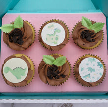 Load image into Gallery viewer, Big Green Dino Cupcakes