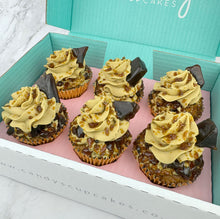 Load image into Gallery viewer, Bonfire Toffee Cupcakes (Flavour of the Month)