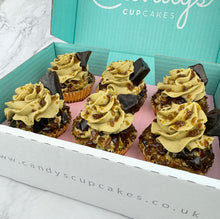 Load image into Gallery viewer, Bonfire Toffee Cupcakes (Flavour of the Month)