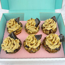 Load image into Gallery viewer, Bonfire Toffee Cupcakes (Flavour of the Month)