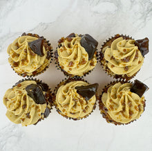 Load image into Gallery viewer, Bonfire Toffee Cupcakes (Flavour of the Month)