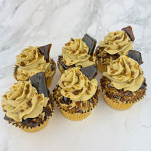 Load image into Gallery viewer, Bonfire Toffee Cupcakes (Flavour of the Month)