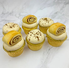 Load image into Gallery viewer, Cinnamon Roll Cupcakes (Flavour of the Month)