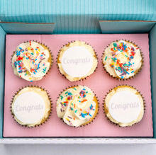 Load image into Gallery viewer, Congrats Cupcakes (Personalised)