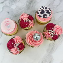 Load image into Gallery viewer, Disco Cowgirl Cupcakes