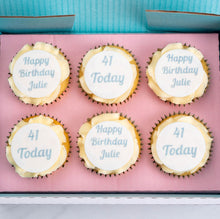 Load image into Gallery viewer, Double Personalised Cupcakes