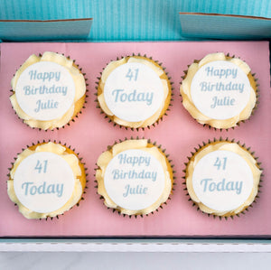 Double Personalised Cupcakes