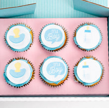 Load image into Gallery viewer, Free-From: Baby Boy - Baby Shower Cupcakes