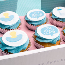 Load image into Gallery viewer, Free-From: Baby Boy - Baby Shower Cupcakes