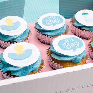 Free-From: Baby Boy - Baby Shower Cupcakes