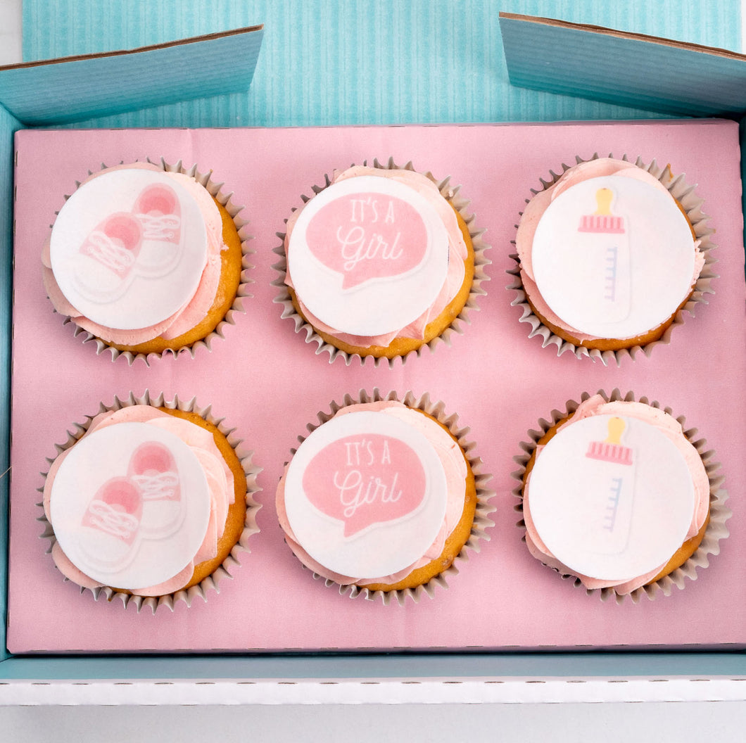 Free-From: Baby Girl - Baby Shower Cupcakes