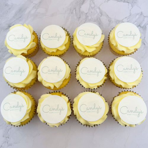 Fully Branded Logo Cupcakes (Gluten-Free)