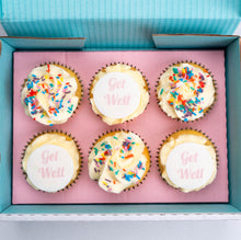 Load image into Gallery viewer, Get Well Cupcakes (Personalised)