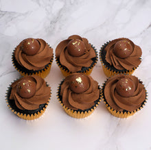 Load image into Gallery viewer, Gold Leaf Lindt Truffle Cupcakes