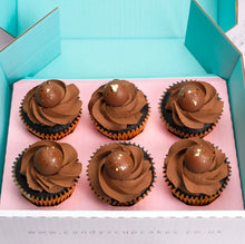 Load image into Gallery viewer, Gold Leaf Lindt Truffle Cupcakes