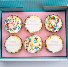 Load image into Gallery viewer, Anniversary Cupcakes (Personalised)