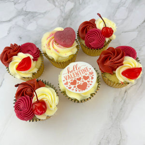 Hello Valentine Cupcakes