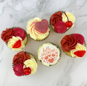 Hello Valentine Cupcakes