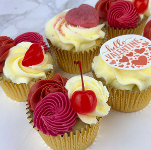 Hello Valentine Cupcakes