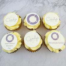 Load image into Gallery viewer, International Women&#39;s Day Half Branded Cupcakes