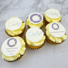 Load image into Gallery viewer, International Women&#39;s Day Half Branded Cupcakes