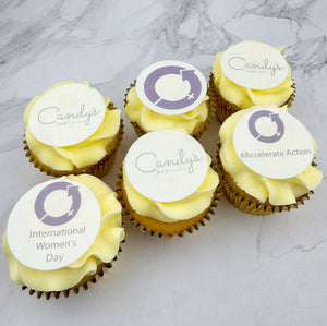 International Women's Day Half Branded Cupcakes