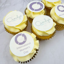 Load image into Gallery viewer, International Women&#39;s Day Half Branded Cupcakes