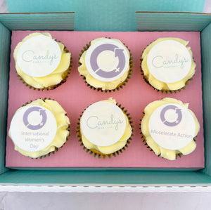 International Women's Day Half Branded Cupcakes