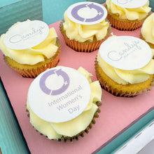 Load image into Gallery viewer, International Women&#39;s Day Half Branded Cupcakes