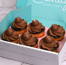 Load image into Gallery viewer, Gold Leaf Lindt Truffle Cupcakes