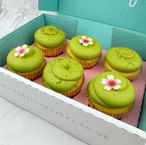 Matcha & White Chocolate Cupcakes (Flavour of the Month)