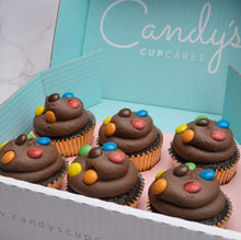 Load image into Gallery viewer, Chocolate M&amp;M&#39;s Cupcakes