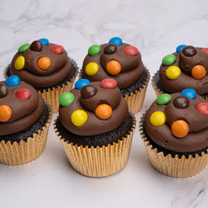 Chocolate M&M's Cupcakes