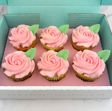 Load image into Gallery viewer, Mother&#39;s Day Pink Roses Cupcakes