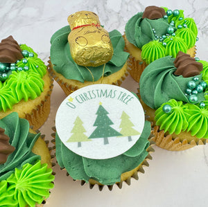 O Christmas Tree Cupcakes