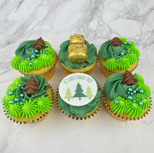 Load image into Gallery viewer, O Christmas Tree Cupcakes