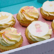 Load image into Gallery viewer, Party Princess Cupcakes