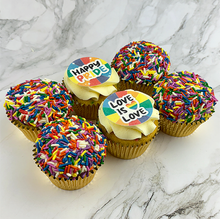 Load image into Gallery viewer, Pride &quot;Love is Love&quot; Cupcakes