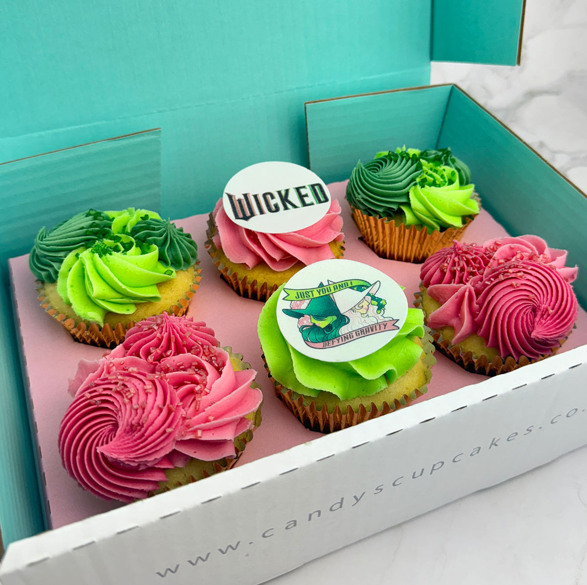 Wicked Cupcakes | Elphaba & Glinda Cupcakes – Candy's Cupcakes