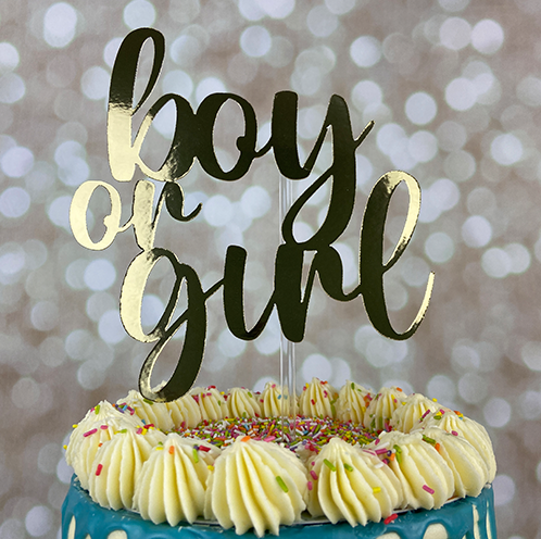 Rosette cake - Boy or Girl
