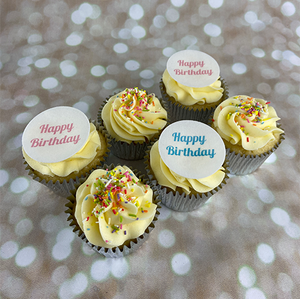 Edible Cupcake Cake Letter Toppers -  UK  Cupcake cakes, Cake lettering,  Edible cake toppers