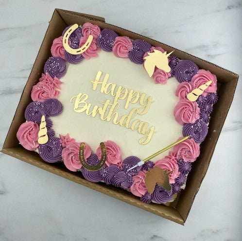 Rainbow and Unicorn | Children Birthday Cake – Happy Cake